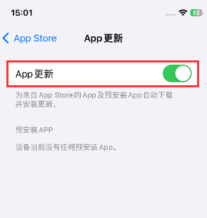 西乡塘苹果15维修中心如何让iPhone15APP自动更新